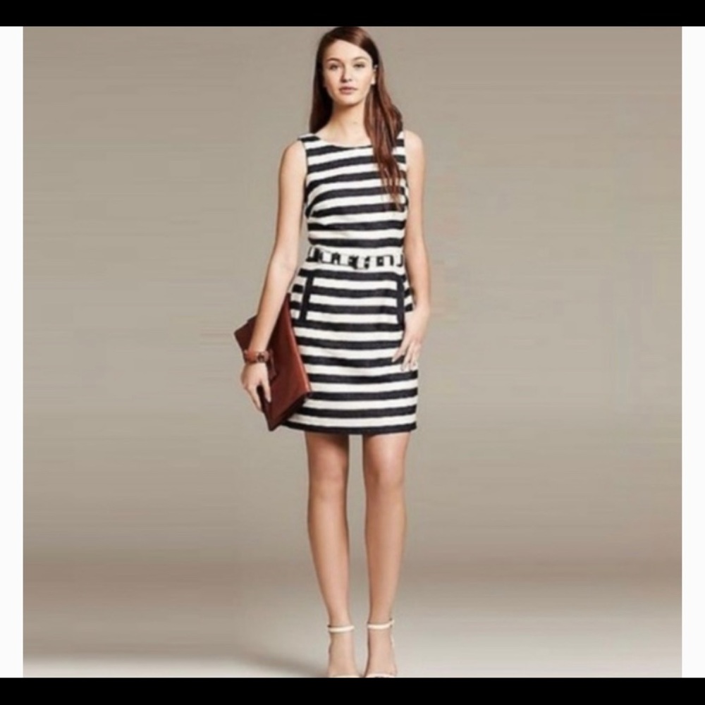 Banana Republic Sz 14 Heritage Woven Dress NWT